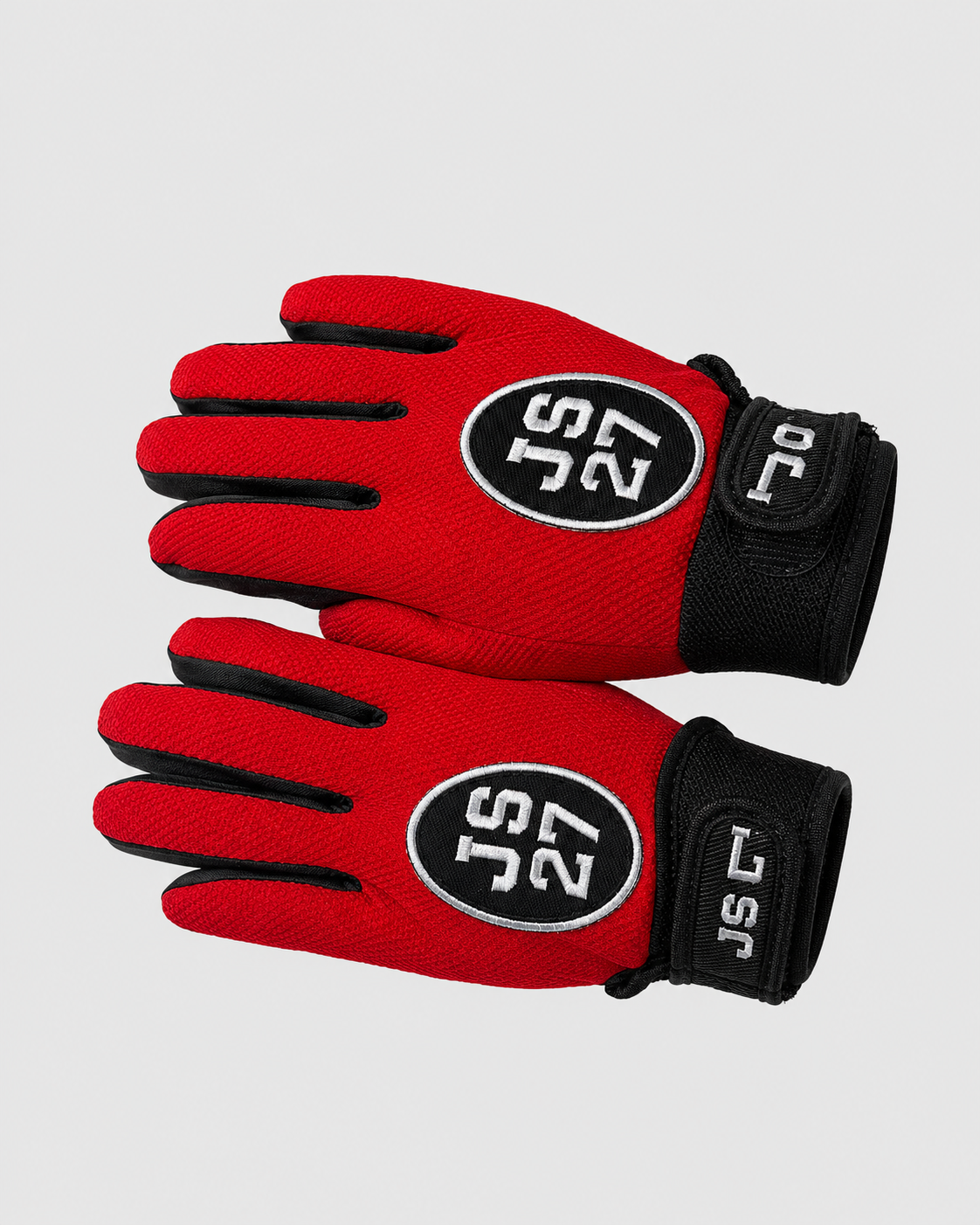 JSONS Sports JS27 Pro Grip Cricket Gloves – Red